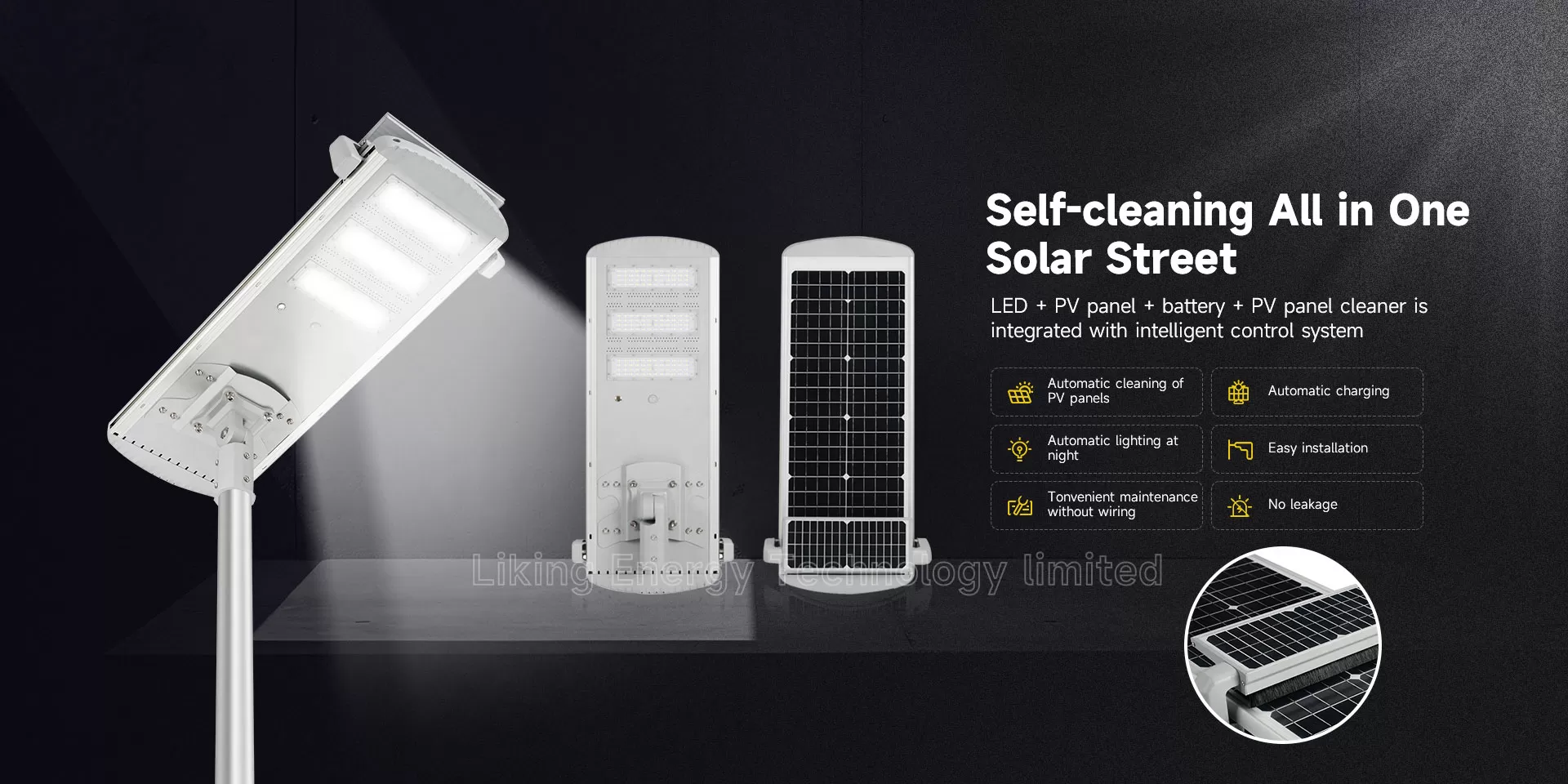 الطاقة الشمسية ضوء الشارع الصانع