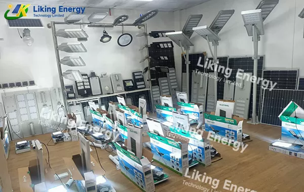 مجموعة حديقة ليد بالطاقة الشمسية العالية الطاقة